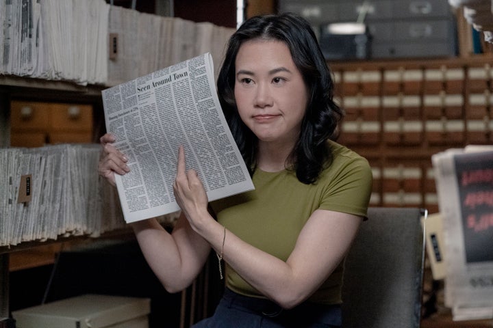 Ramona Young as Nicole in "The Paper."