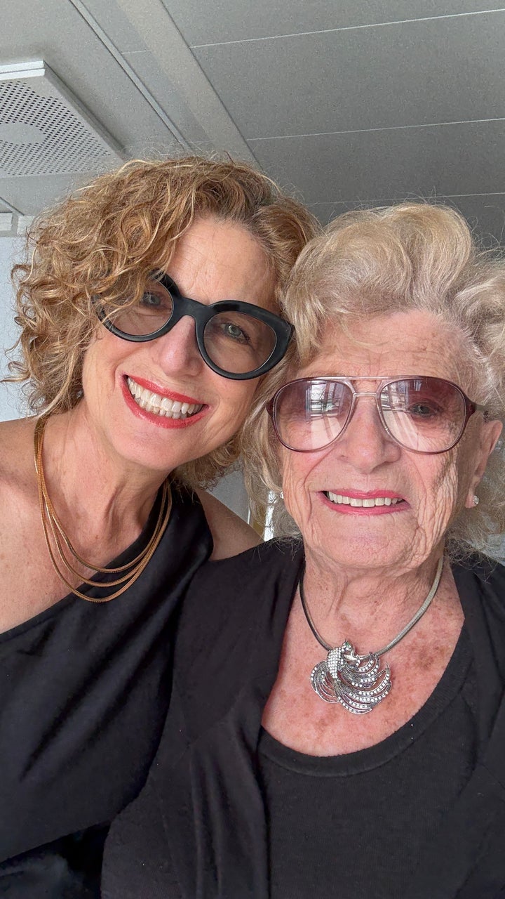 The author and her mother in 2025.