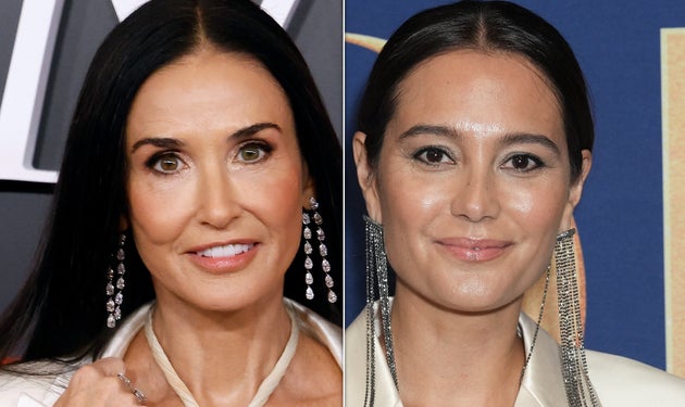 Demi Moore and Emma Heming Willis