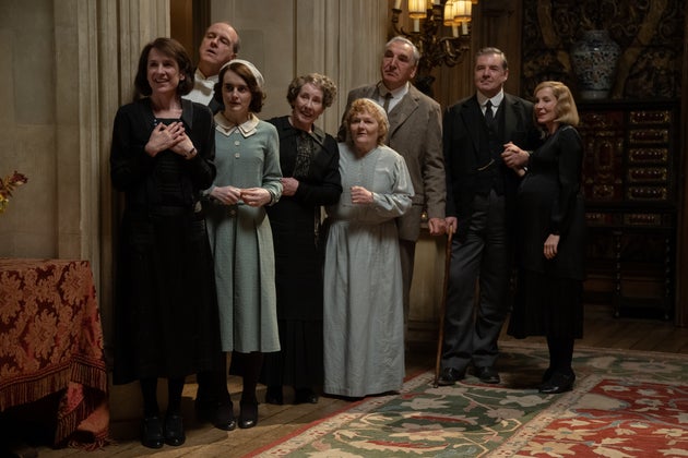 Downton Abbey faves Raquel Cassidy, Kevin Doyle, Sophie McShera, Phyllis Logan, Lesley Nicol, Jim Carter, Brendan Coyle and Joanne Froggatt are all back for the third movie