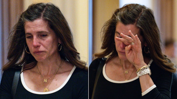 Nancy Mace leaving a closed-door meeting with some of Jeffrey Epstein's victims in Washington, D.C., Tuesday.