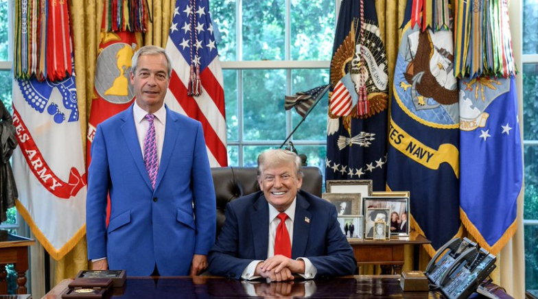 'A Car Crash': Nigel Farage Slammed For Praising Trump And Thatcher During US Trip