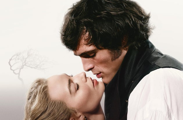 Margot Robbie and Jacob Elordi as Cathy and Heathcliff in Emerald Fennell's Wuthering Heights
