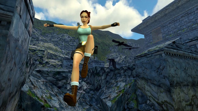 Lara Croft as depicted in one of the more recent Tomb Raider games