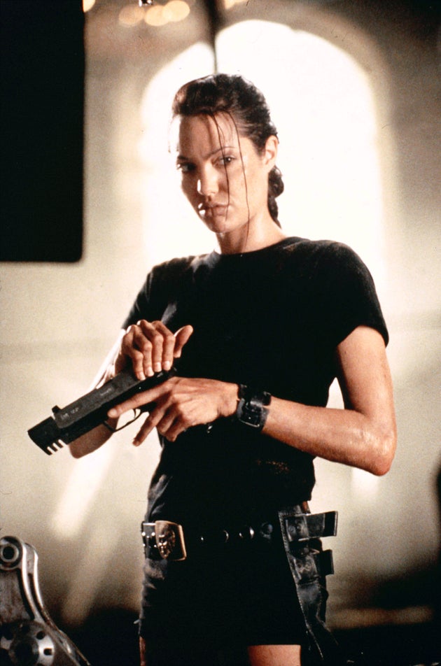 Angelina Jolie as Lara Croft in 2001's Tomb Raider