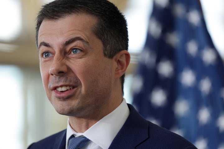 Tucker Carlson Pushes Wild Conspiracy Concept About Pete Buttigieg's Sexuality 1 Pete Buttigieg, here in November 2024, married to husband Chasten Buttigieg in 2018 and ran in the Democratic presidential primary in 2020.