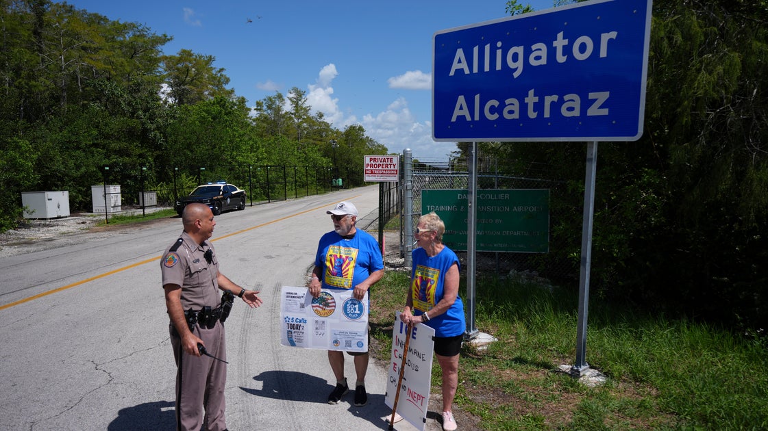 Appeals Court Blocks Order To Wind Down Operations At 'Alligator Alcatraz'