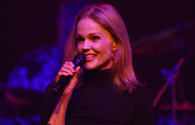 Belinda Carlisle on stage last year
