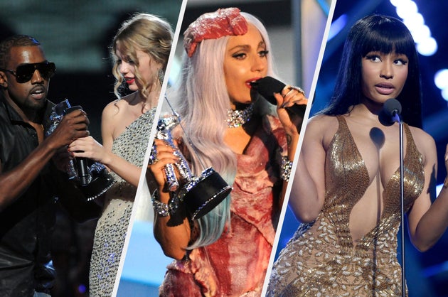 Kanye West, Taylor Swift, Lady Gaga and Nicki Minaj have given the VMAs some of the event's most infamous and talked-about moments