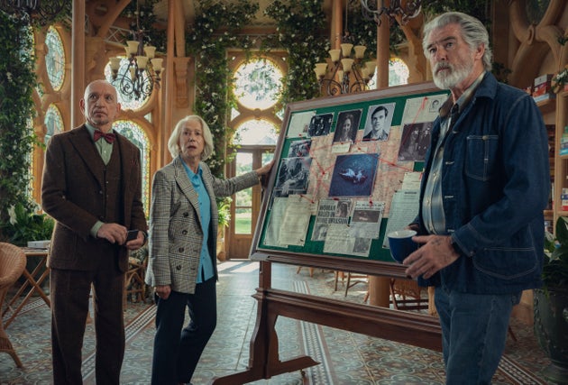 Many of The Thursday Murder Club's interior scenes were shot on purpose-built sets