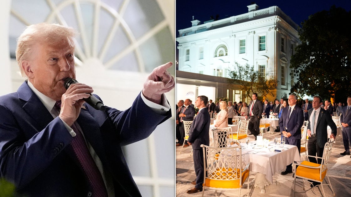 Trump Welcomes Lawmakers To White House 'Rose Garden Club'