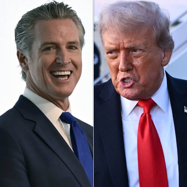 Gavin Newsom, Donald Trump