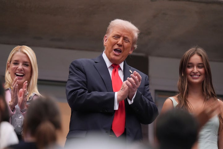 President Donald Trump attends the men's singles final of the U.S. Open tennis championships, on Sept. 7, 2025, in New York.