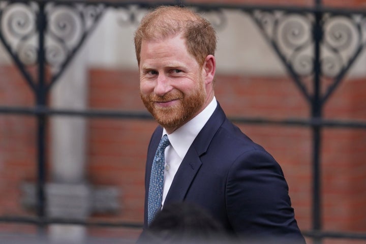 Prince Harry's U.Okay. Return Raises 1 Vital Query 1 Prince Harry smiles towards the media as he leaves the Royal Courts of Justice on April 8, 2025.