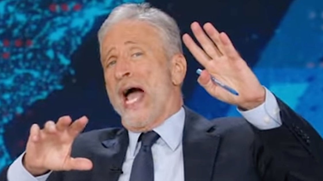 'Holy S**t!': Jon Stewart Spots Weird New Clues About Trump's Health