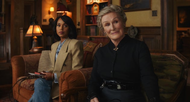 Kerry Washington and Glenn Close in Wake Up Dead Man
