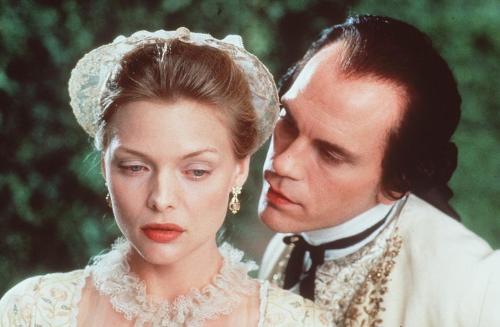 John Malkovich and Michelle Pfeiffer Star in "Dangerous Liaisons" in 1988.
