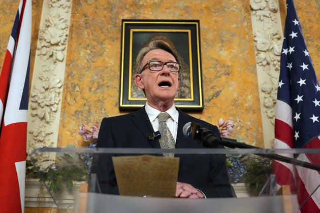 Mandelson only became ambassador to Washington in February.
