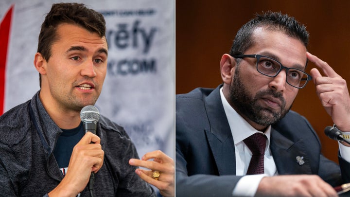 Kash Patel only sought research on Charlie Kirk 1 The right -wing activist Charlie Kirk debates with the students during a tour stop in Northridge, California, on March 6, 2025, on the left. The director of the FBI, Kash Patel, testifies in Capitol Hill on May 8, 2025, to the right.