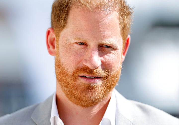 Prince Harry, Duke of Sussex arrives for a visit to the Community Recording Studio in St. Anns on Sept. 9, 2025 in Nottingham, England.