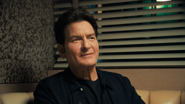 Charlie Sheen as he appears in his new Netflix documentary