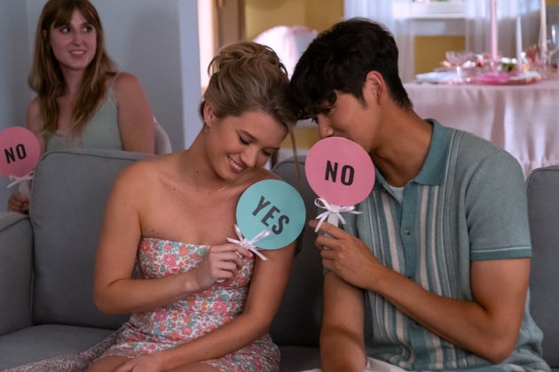 Rain Spencer and Sean Kaufman in the final season of The Summer I Turned Pretty