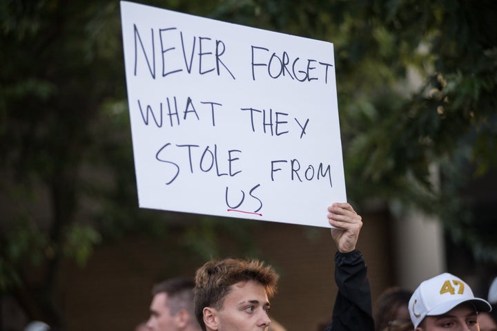 The Backlash To Charlie Kirk's Killing Is Already Disturbing. It is About To Get A lot Worse. 1 Residents of Lemont, Illinois, come together in a serene park setting to pay tribute to Charlie Kirk during a vigil on Sept. 11, 2025.
