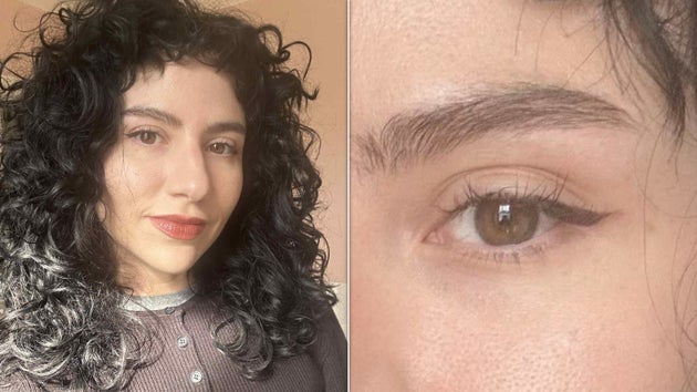 Aidan Milan wearing long-lasting eyeliner