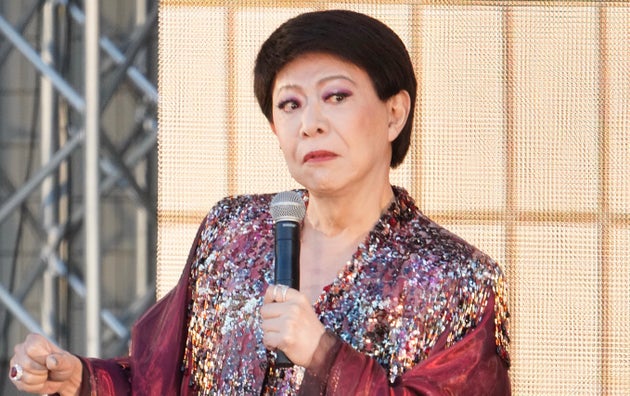 美川憲一さん（2023年4月23日撮影）
