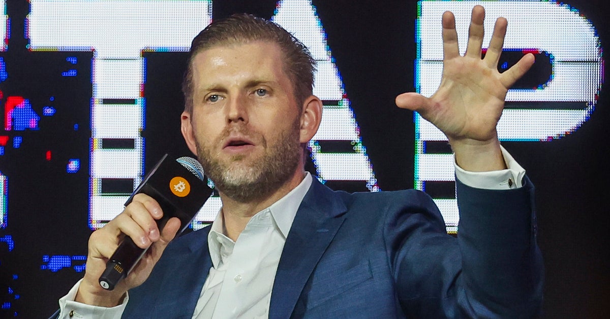 Eric Trump Fuels Rhetoric Blaming The Left For Charlie Kirk's Murder
