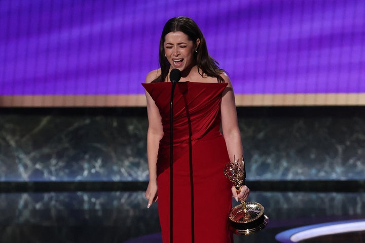 Each Winner From The 2025 Primetime Emmys: The Full Checklist - The Boston Courier 5 Cristin Milioti accepts the award for Outstanding Lead Actress in a Limited or Anthology Series or Movie award for "The Penguin."