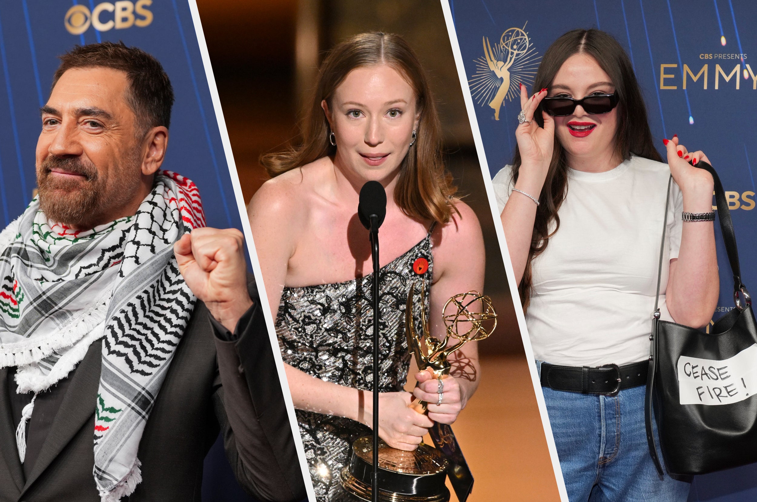 Emmys 2025: Stars Support Palestine On Red Carpet And During Ceremony
