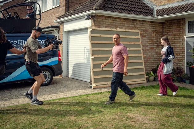 Stephen Graham filming the final episode of Adolescence