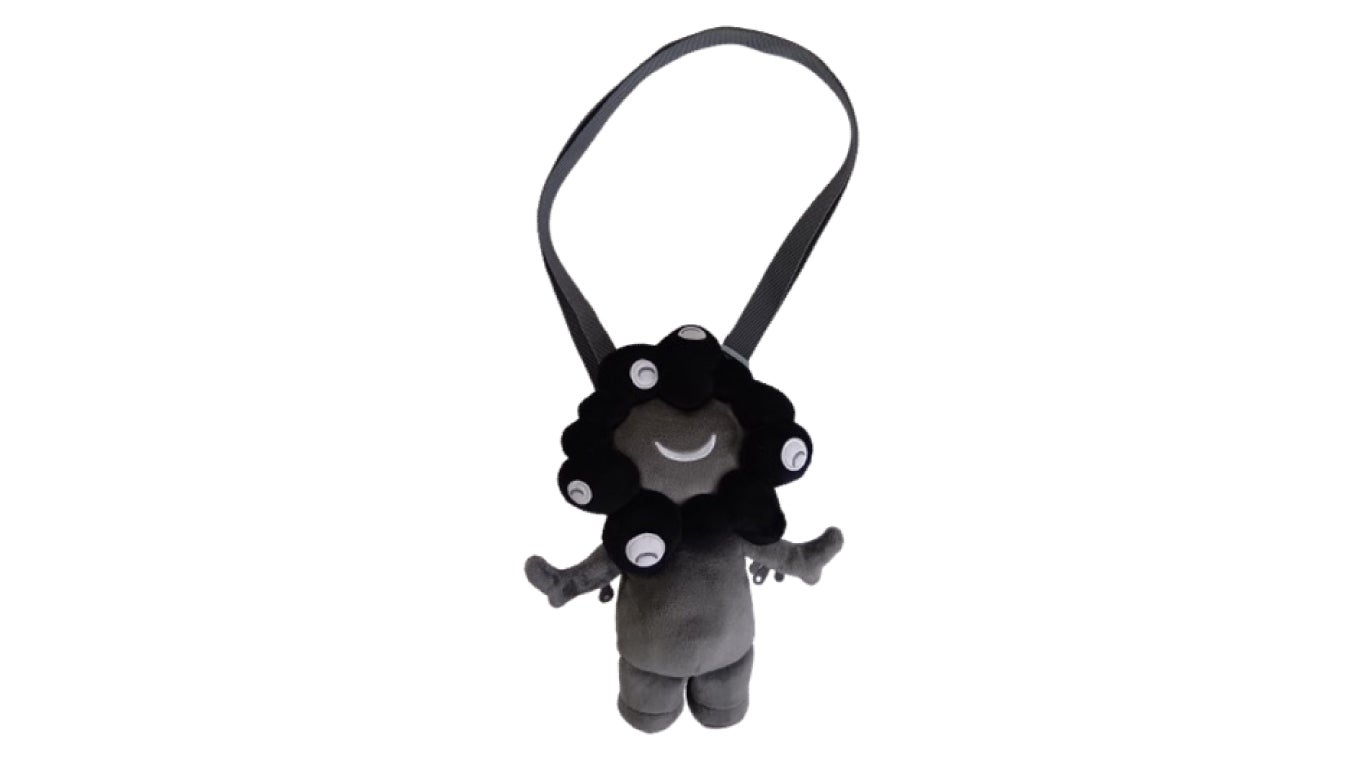 ★★レア限定品★★黒ミャクミャク　ぬいぐるみポーチ 黒ミャクミャクぬいぐるみ、万博会場内ストア限定で新登場
