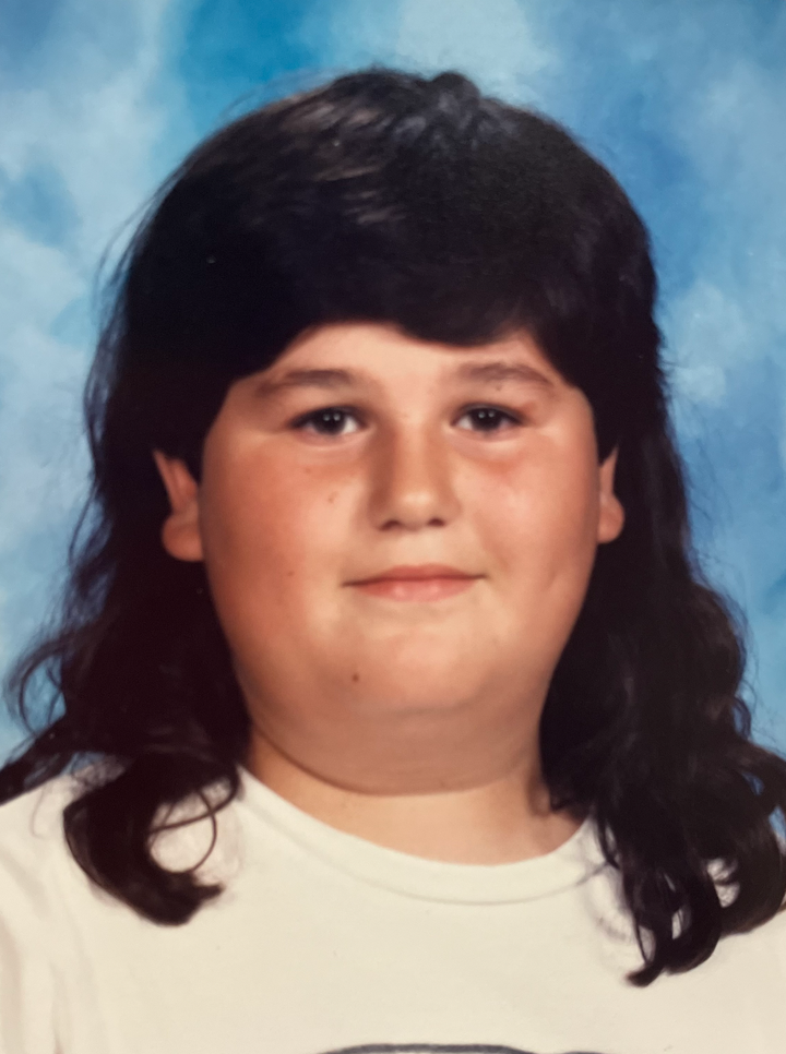 Photo of the author, circa 1992, at 12 years old.