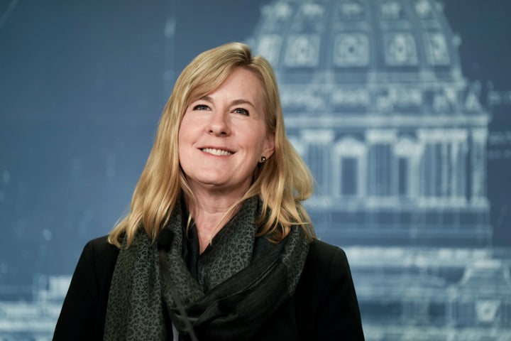 Former House Speaker Melissa Hortman in St. Paul, Minnesota in 2024.