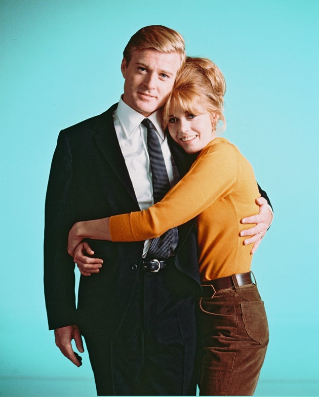 Redford and Fonda pose for a studio portrait for their 1967 film, “Barefoot in the Park.”