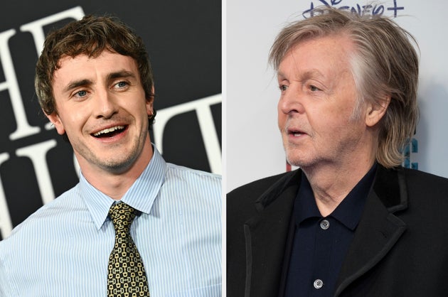 Paul Mescal and Paul McCartney