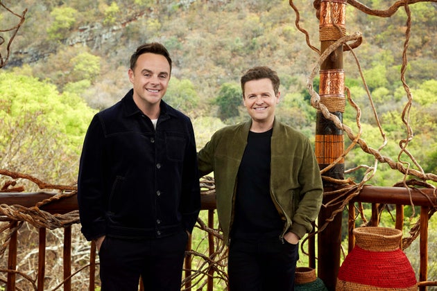 Ant and Dec pictured on the set of I'm A Celebrity: South Africa in 2023