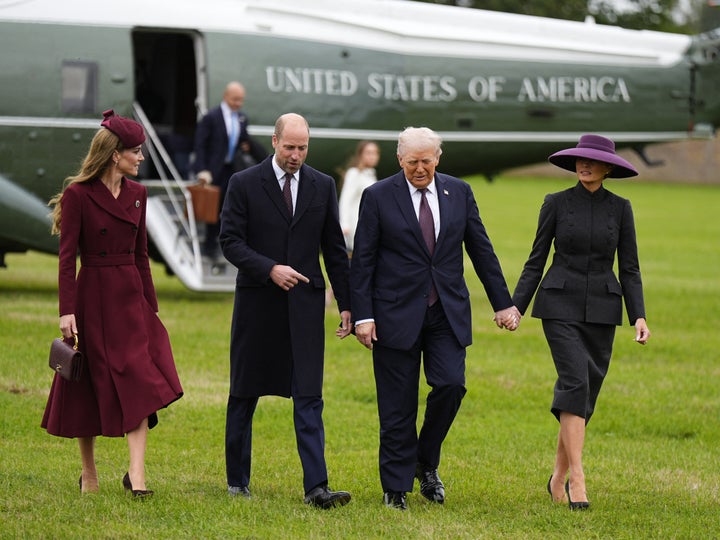 Kate Middleton, Prince William, Donald Trump and Melania Trump.