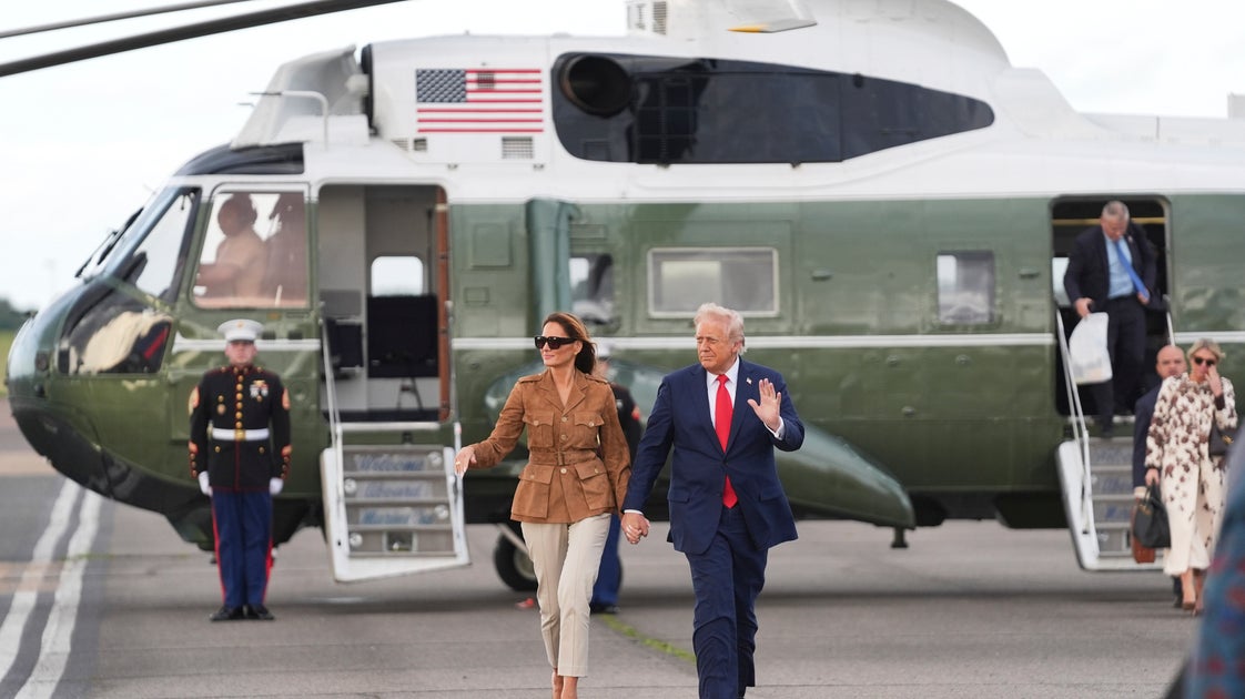 Helicopter Carrying Trump To London Airport Experienced 'Minor Hydraulic Issue': White House