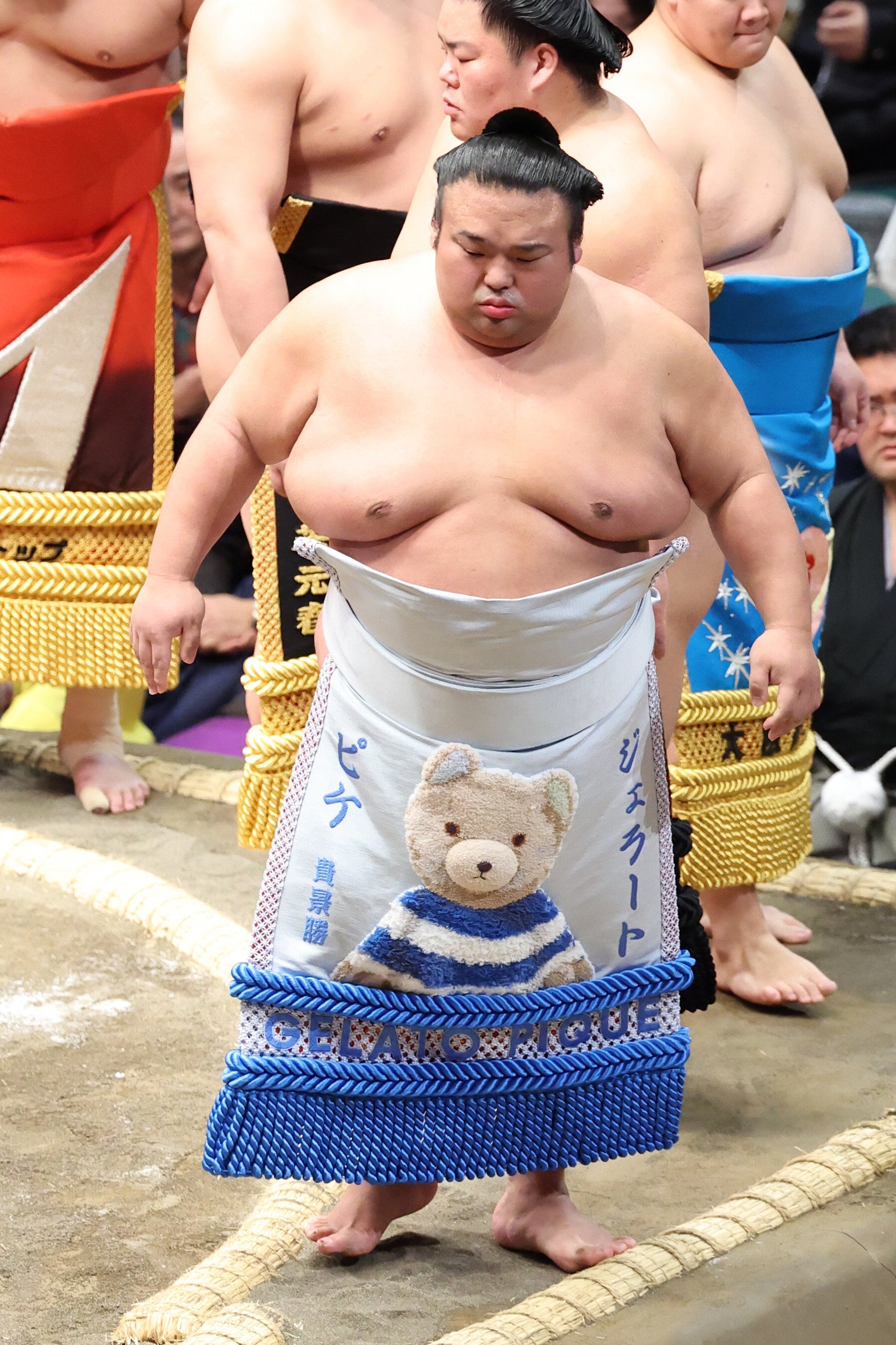 大相撲　貴景勝　断髪式　ジェラピケ　シャツ　まわし　黒 大相撲 貴景勝 断髪式 ジェラートピケ ジェラピケ Tシャツ