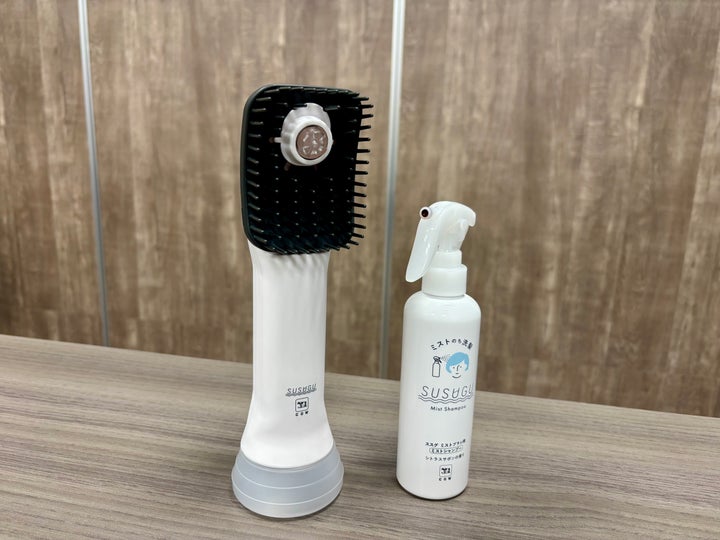 SUSUGU(ススグ)電動ブラシとミストシャンプーのセット