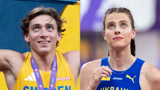 左からデュプランティス選手、マフチフ選手