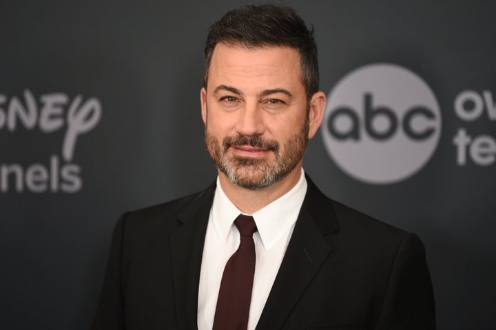 Jimmy Kimmel appears at the Walt Disney Television upfront in New York on May 14, 2019.