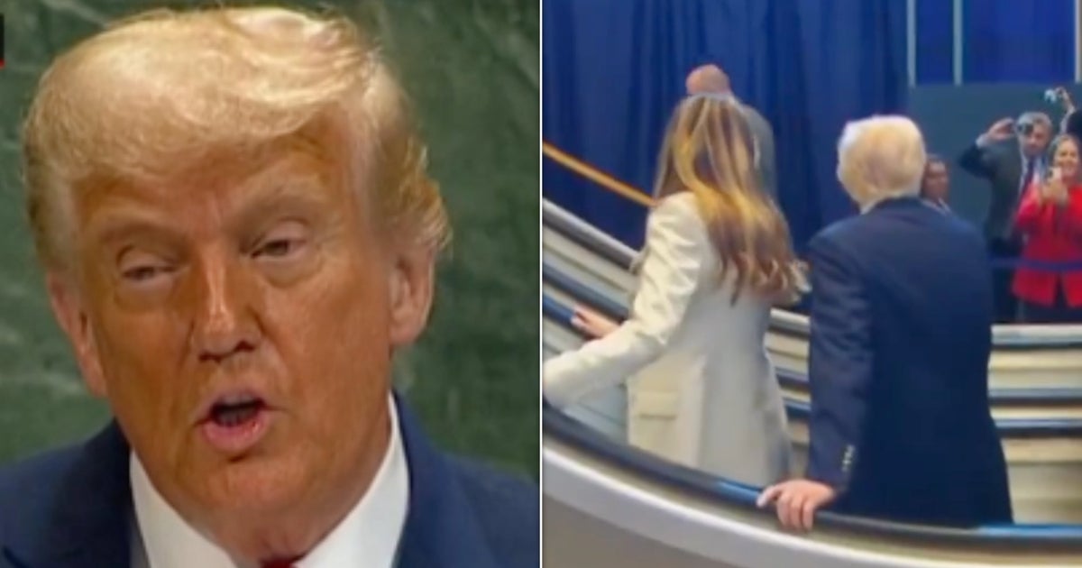 Donald Trump Slams His Entrance To United Nations HQ | HuffPost UK Politics