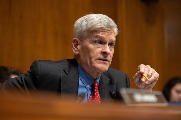 Senator Bill Cassidy (R-La.) questions witnesses during a Senate Committee on Health, Education, Labor, and Pensions hearing on September 17.