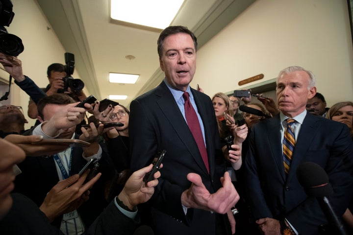 Former FBI Director James Comey in 2018.