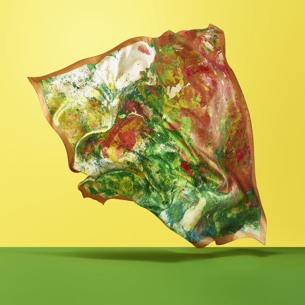 鈴木広大氏「抱負～いざ勝負 新たなチャレンジ 年男」のスカーフ