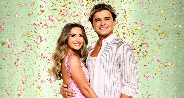 Dani Dyer and Nikita Kuzmin in their official Strictly photo-shoot